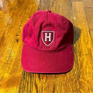 Vintage Maroon Harvard Hat - Adjustable